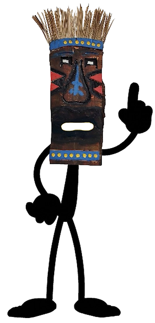 Helvetia Luau mascot